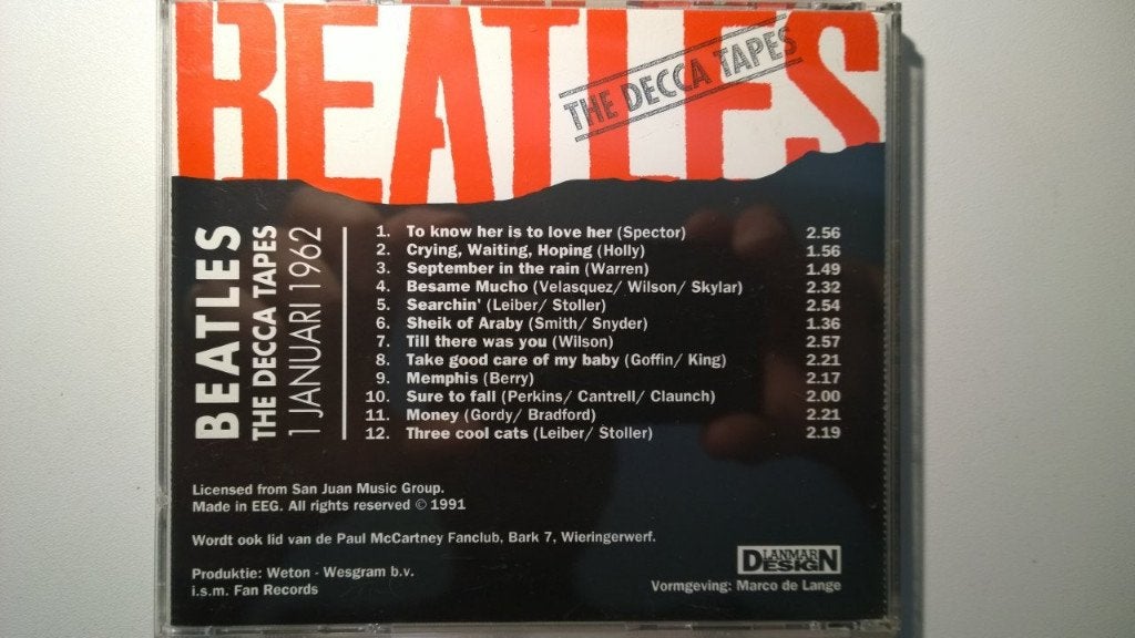 The Beatles - The Decca Tapes, Ophalen of Verzenden, Zo goed als nieuw, Pop, Album
