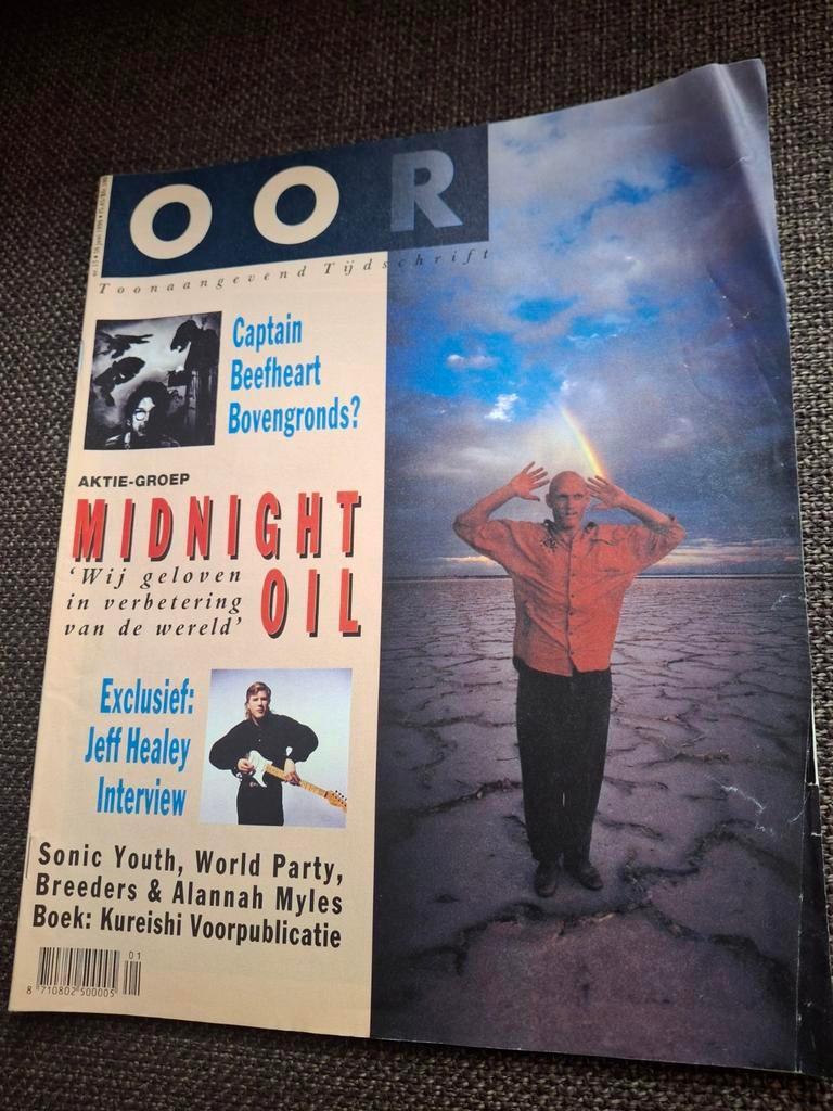 Oor muziekmagazine 1990 Midnight Oil, Ophalen of Verzenden, Zo goed als nieuw, Muziek, Film of Tv