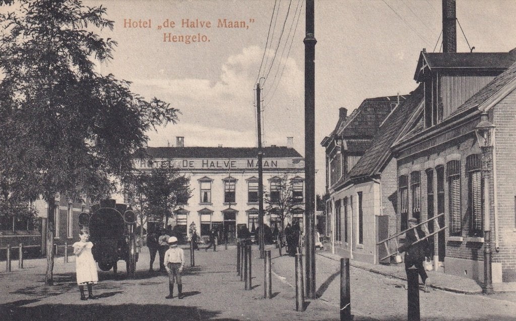 Hengelo, Hotel., Verzamelen, Verzenden, 1920 tot 1940, Gelopen, Overijssel