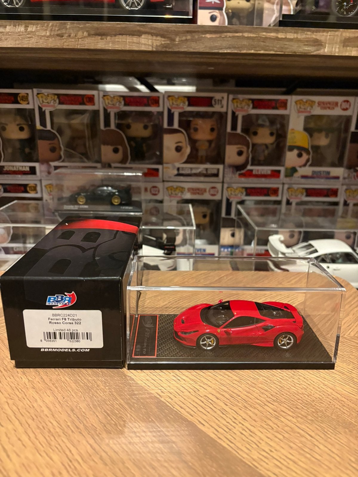 1:43 BBR Ferrari F8 Tributo, Hobby en Vrije tijd, Ophalen of Verzenden, Zo goed als nieuw, Auto, Overige merken