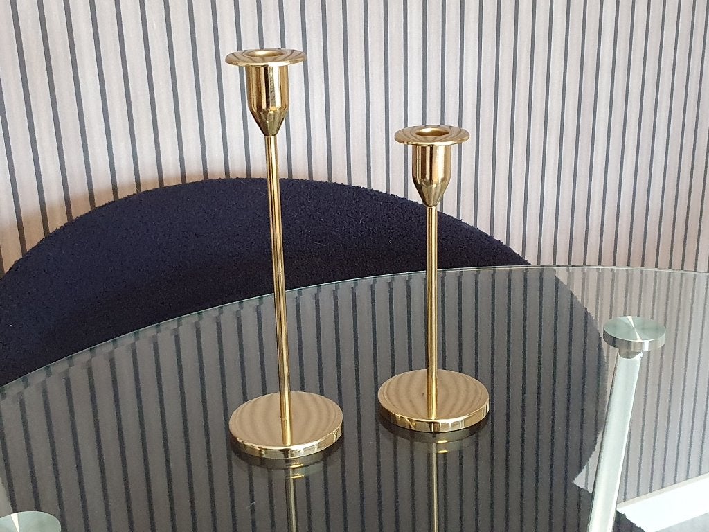 Kandelaars, Ophalen, Nieuw, Goud, Metaal
