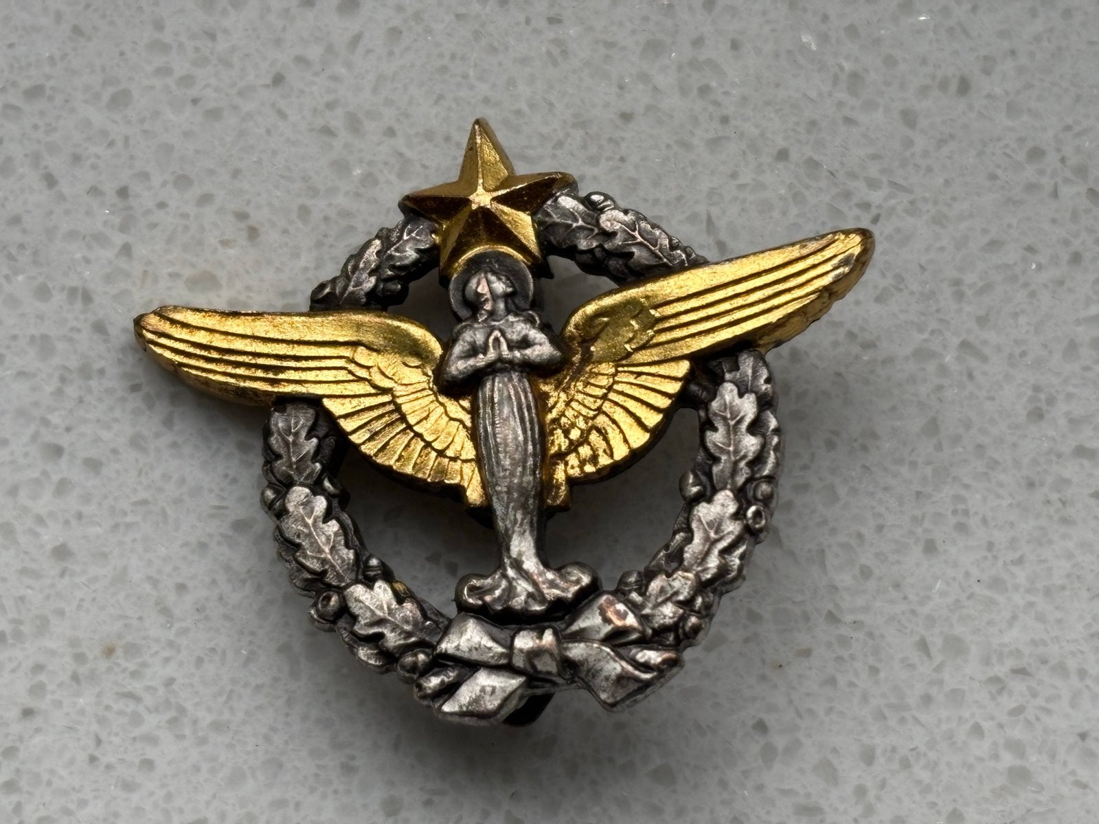 Franse Militaire Wings, Ophalen of Verzenden, Luchtmacht, Overige gebieden, Lintje, Medaille of Wings