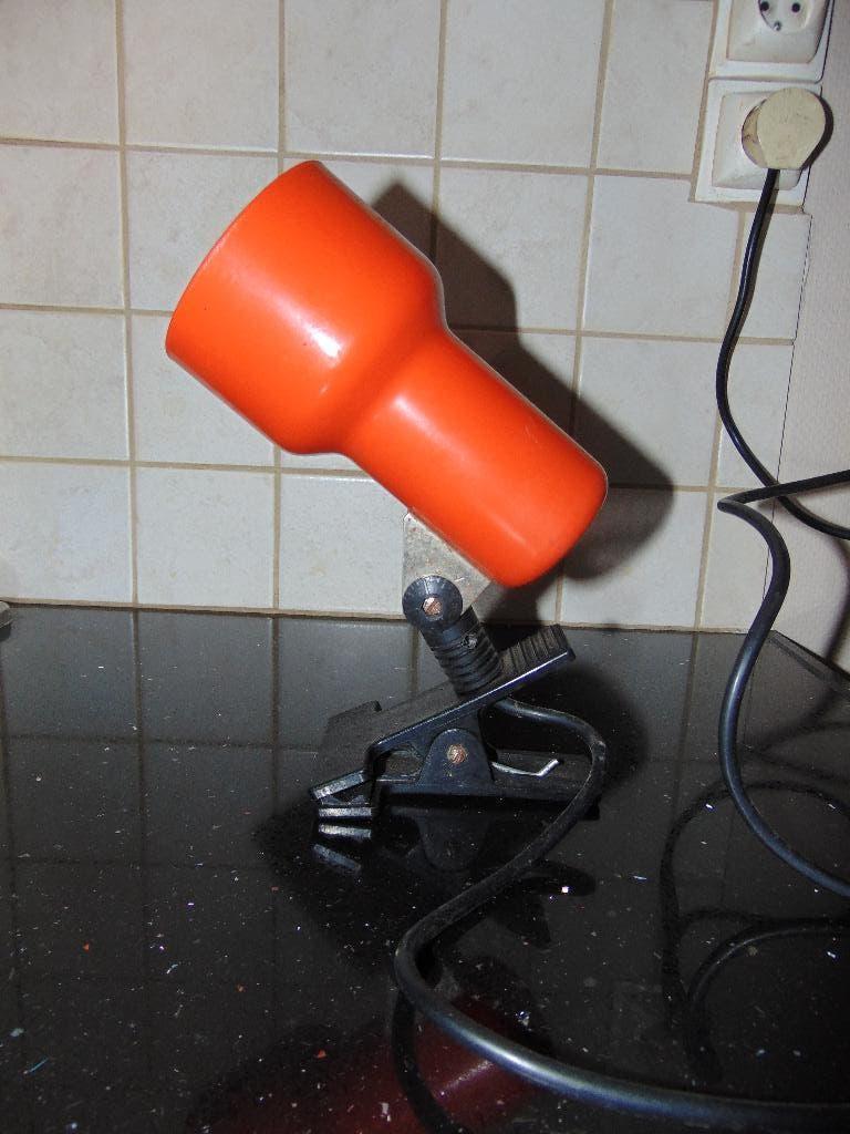 Vintage bureaulamp met klem, Verzamelen, Retro, Huis en Inrichting, Ophalen of Verzenden