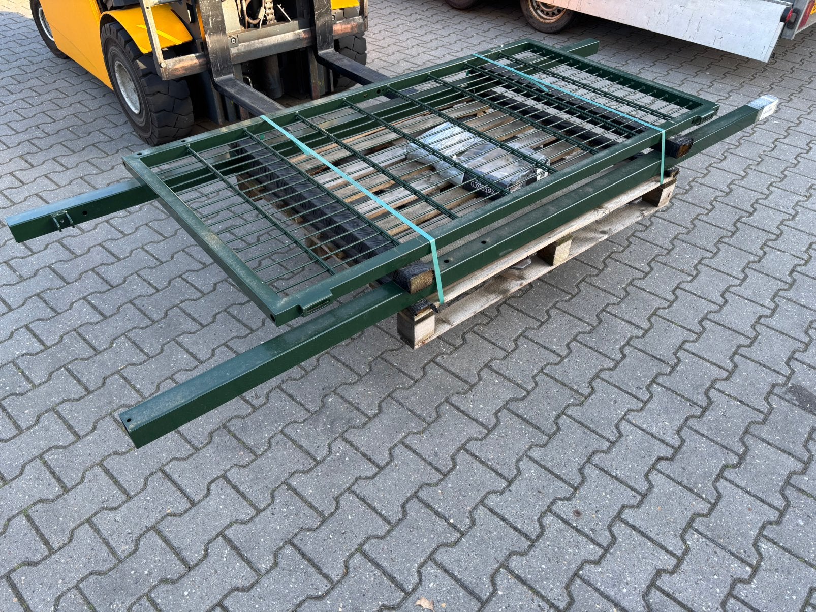 Enkele Poort (dubbelstaafmat 8-6-8) 100 x 180 centimeter!, Tuin en Terras, Tuinpoorten, Ophalen, S, 100 tot 150 cm, Nieuw