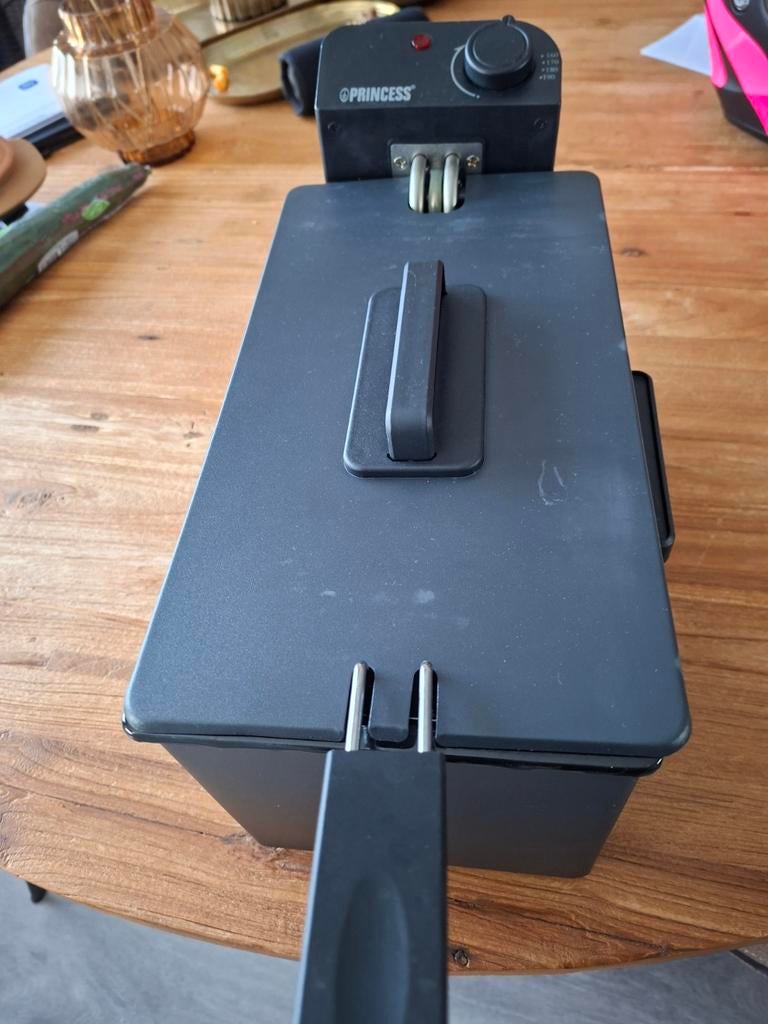 Frituurpan, 2 tot 3 liter, Ophalen of Verzenden, Gebruikt, Uitneembare binnenpan