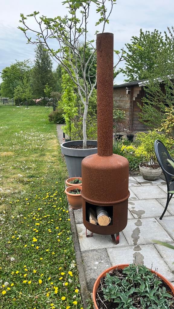 Mooie grote tuinhaard, Tuin en Terras, Ophalen, Gebruikt