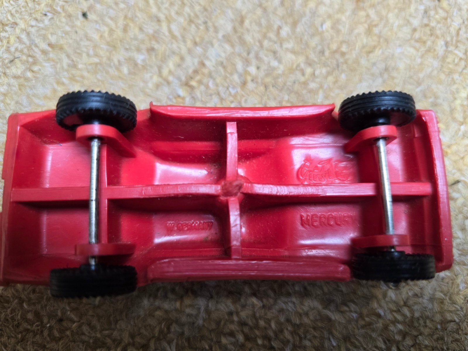 Vintage Corgi Toys Mercury Cougar (rood), Ophalen of Verzenden, Gebruikt, Auto, Corgi