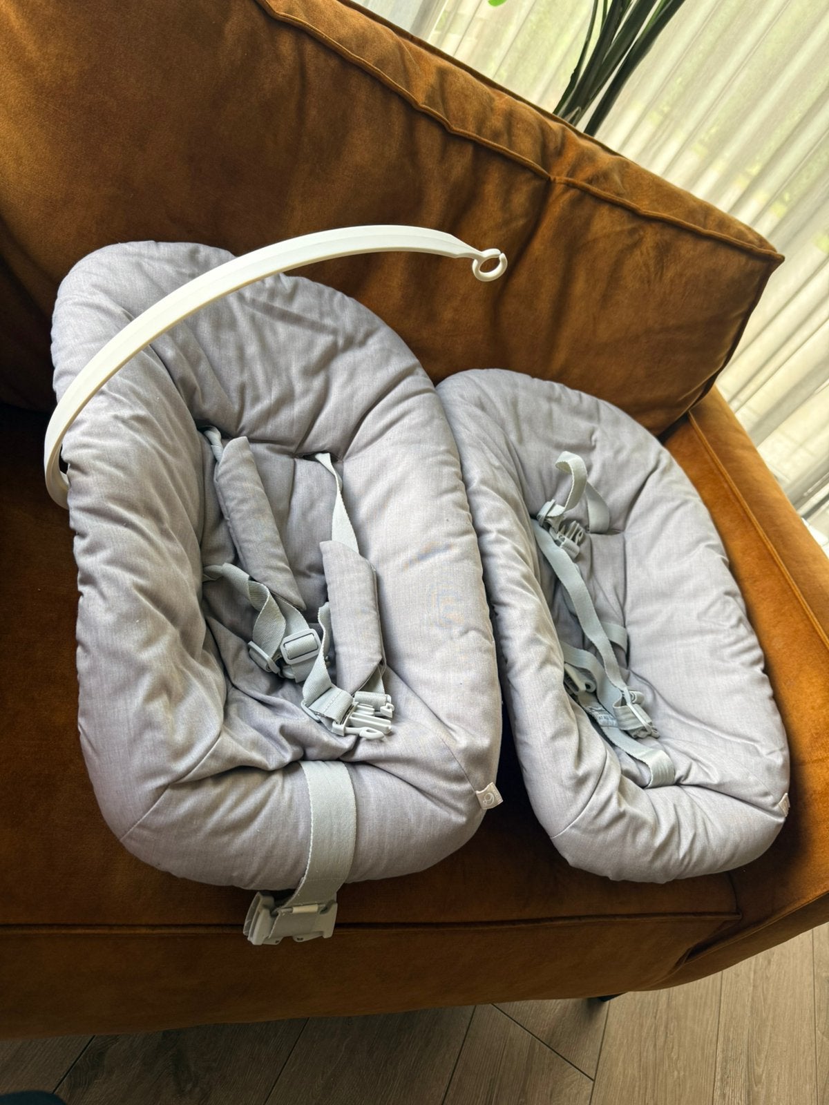 2x Newborn zit Stokke, Tripp Trapp, Kinderen en Baby's, Wipstoeltjes, Ophalen, Zo goed als nieuw