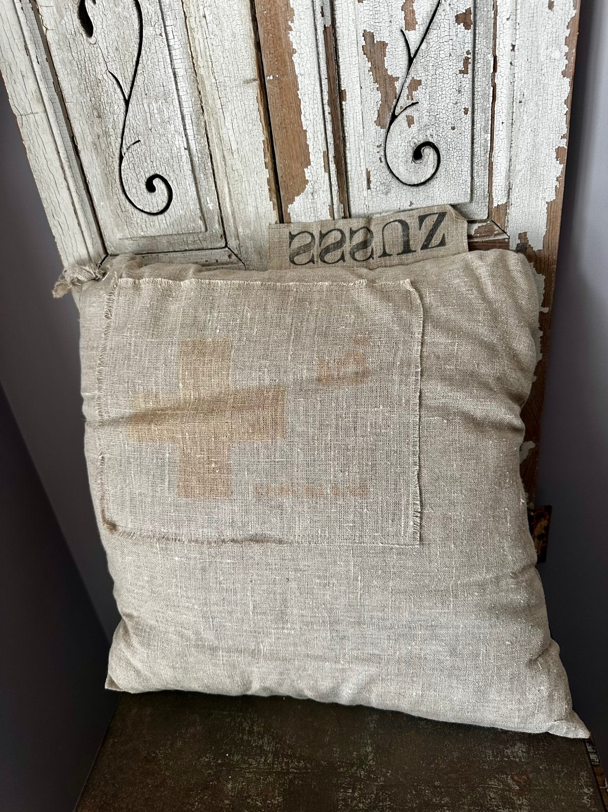 Zusss kussen 40x40 cm., Gebruikt, Zusss, Beige, Vierkant