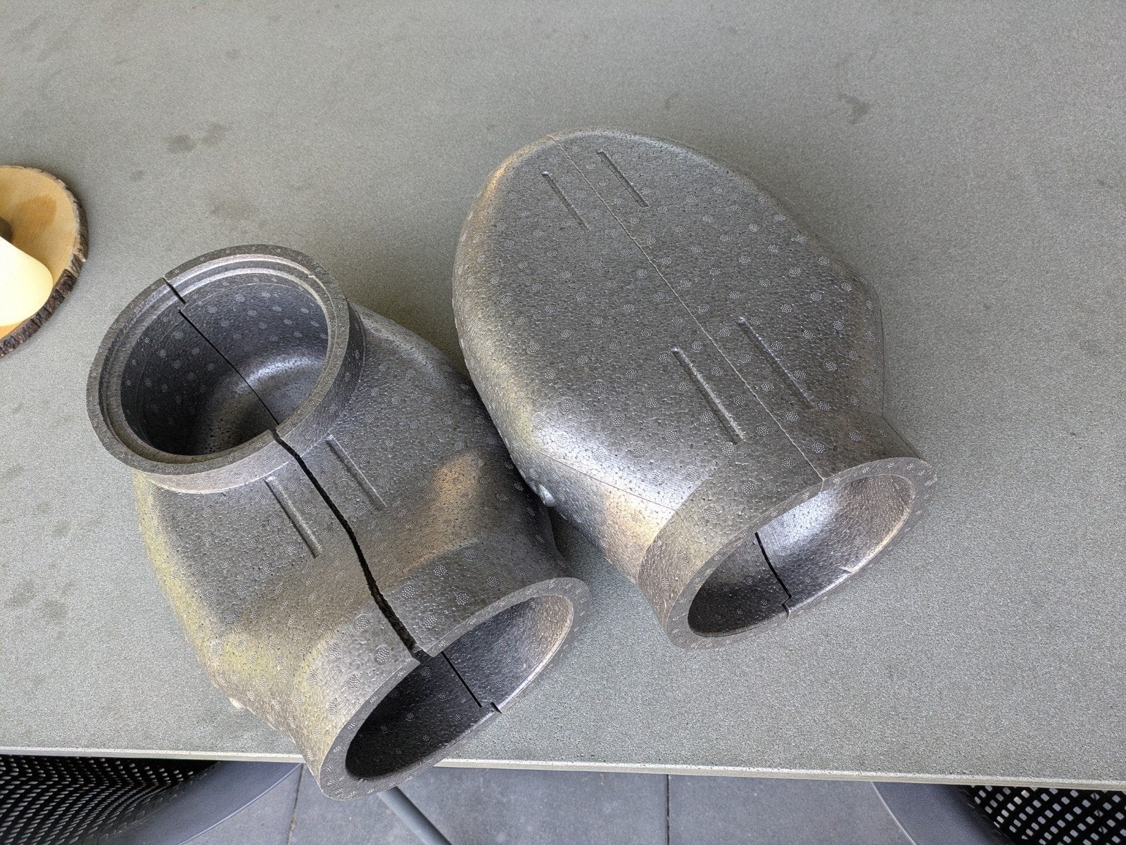 EPS haakse bocht 160mm voor WTW of warmtepompboiler, Doe-het-zelf en Verbouw, Ophalen of Verzenden, Nieuw