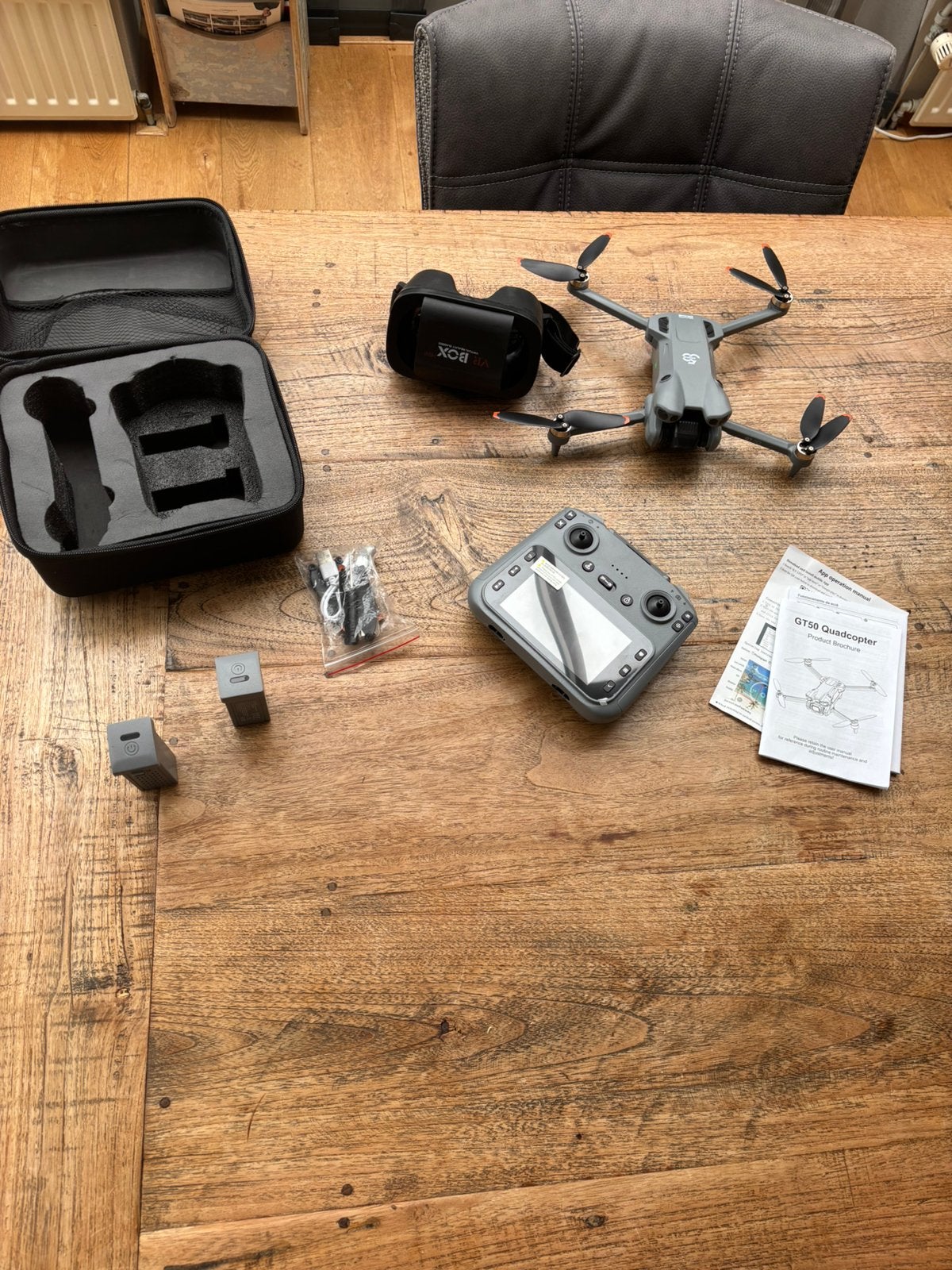 Gt50 quadcopter met toebehoren, 250 tot 900 gram, Basiskwaliteit, 100 tot 1000 meter, Return to Home