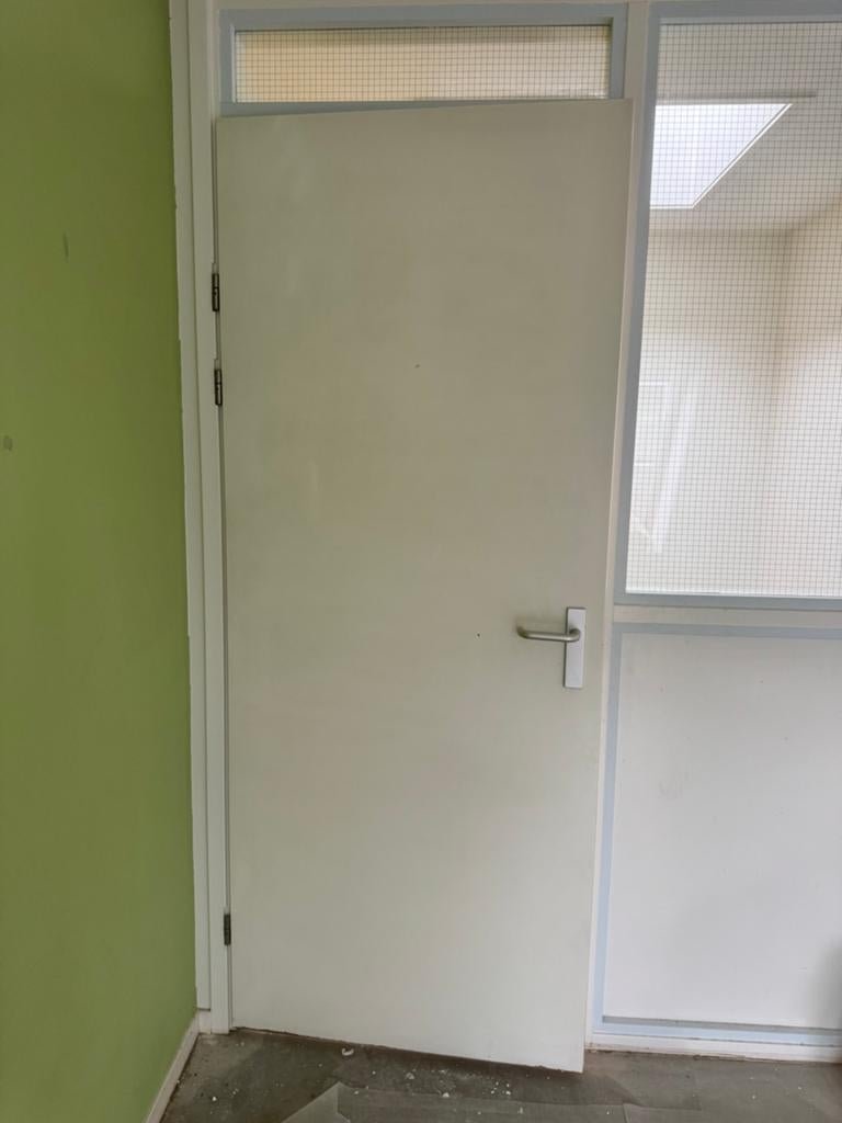 Gratis deur 83x 211, Ophalen, Gebruikt, Binnendeur, Glas