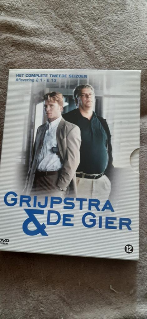 DVD seizoen 2 Grijpstra en de Gier afl. 1 tm 13., Cd's en Dvd's, Alle leeftijden, Ophalen of Verzenden, Zo goed als nieuw, Actie en Avontuur