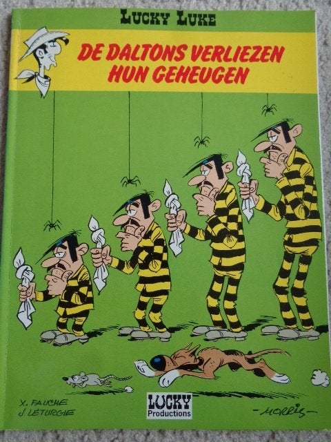 Lucky Luke De Daltons verliezen hun geheugen, Eén stripboek, Ophalen of Verzenden, Gelezen