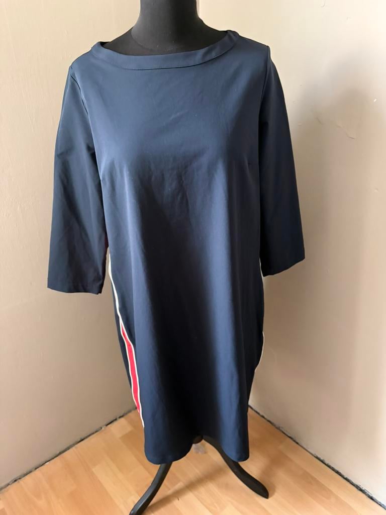 &Co Woman mooi blauw jurkje mt 44 ZGAN, Blauw, Maat 42/44 (L), Ophalen of Verzenden, Zo goed als nieuw