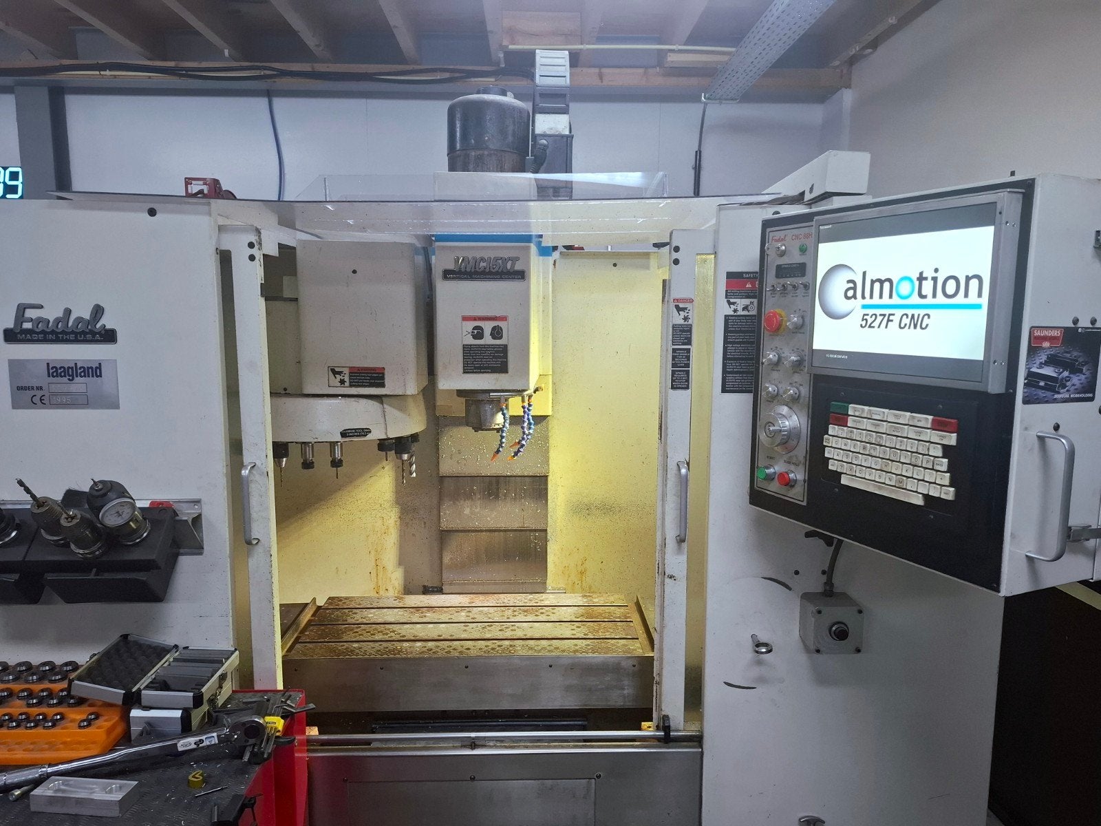 Fadal vmc 15xt cnc frees - 527f besturing! En 4e as, Ophalen
