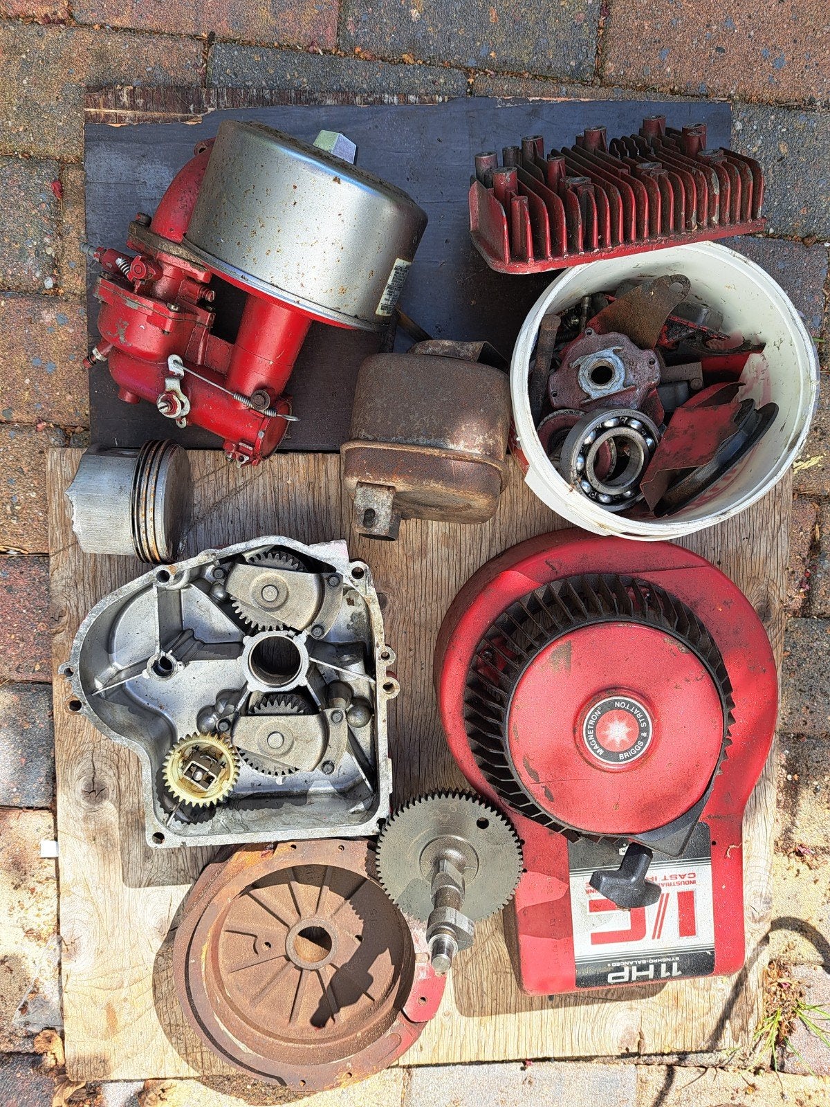 Briggs and Stratton 11HP sloop motor, Ophalen, Benzinemotor, 1800 rpm of meer
