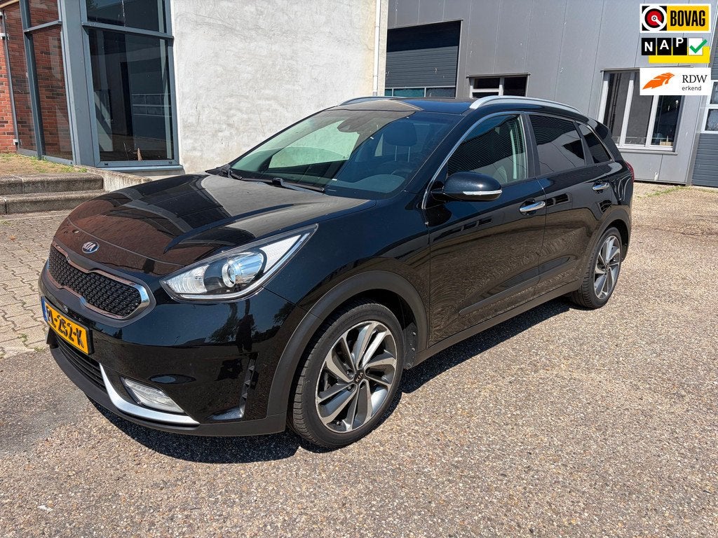 Kia Niro 1.6 GDi Hybrid Edition, Pdc, Schuif/kantel dak, sto, Auto's, Gebruikt, Met garantie (alle), Leder en Stof, Origineel Nederlands