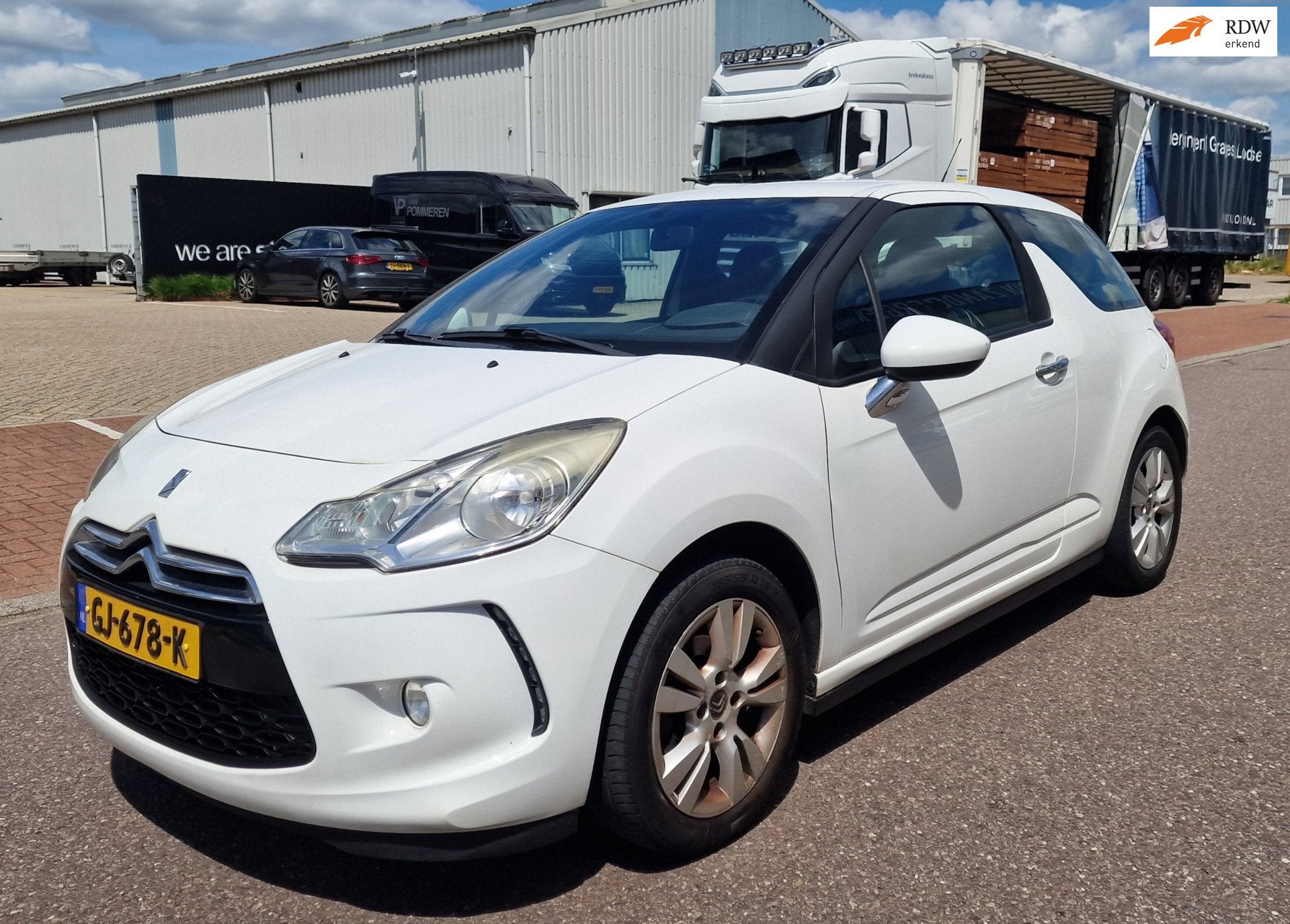 Citroen DS3 1.4 Chic AIRCO CRUISE 2 X SLEUTELS, Voorwielaandrijving, Euro 5, Wit, Bedrijf