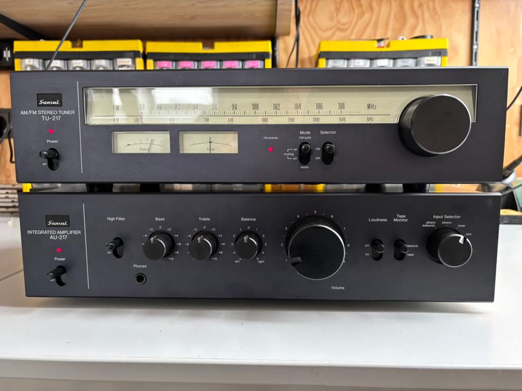 Sansui Tu-217 & au-217 set met garantie, Audio, Tv en Foto, Gebruikt, Losse componenten, Cd-speler, .
