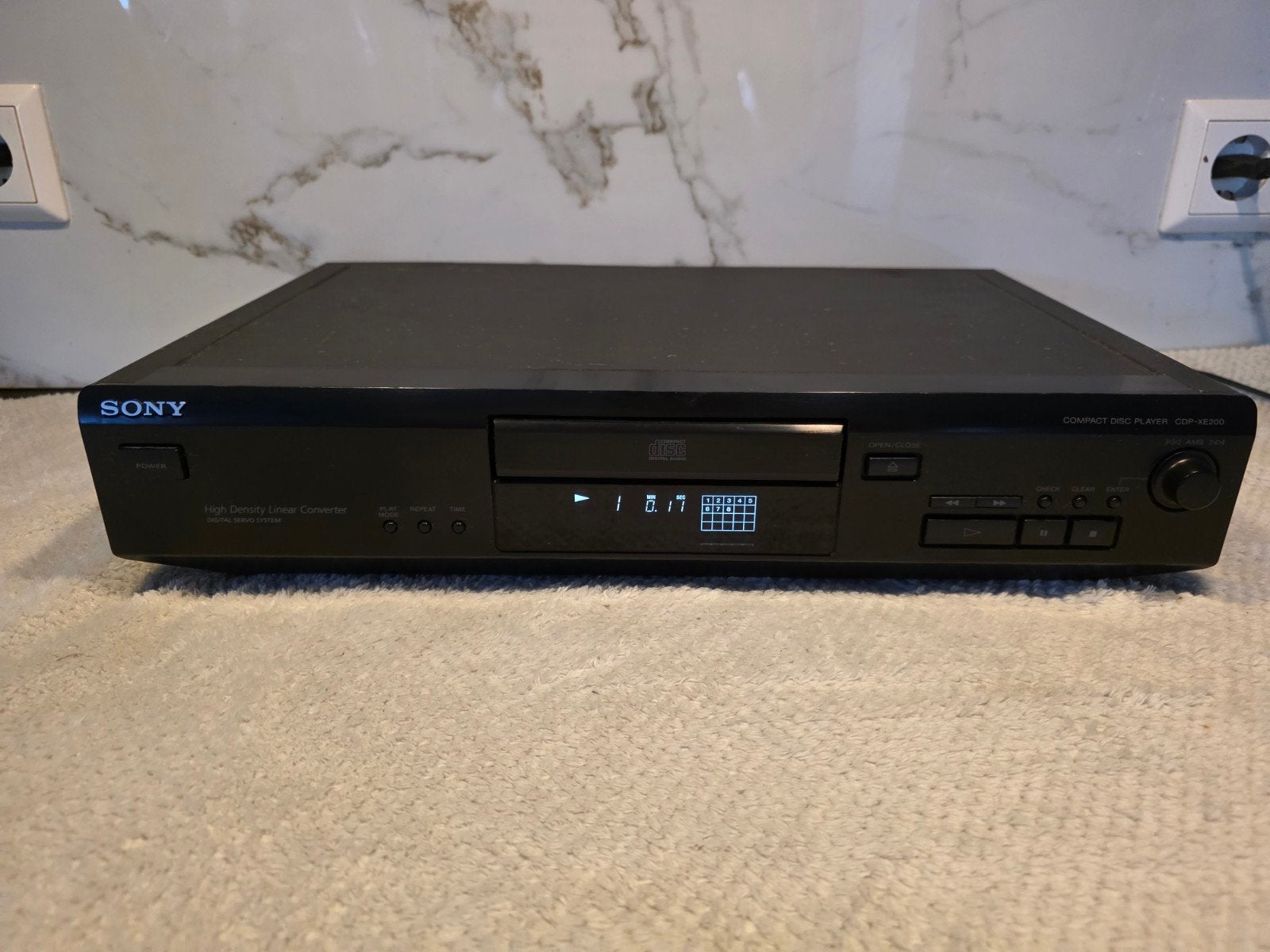 Sony CDP-XE200 CD-speler | werkend, Ophalen of Verzenden, Sony