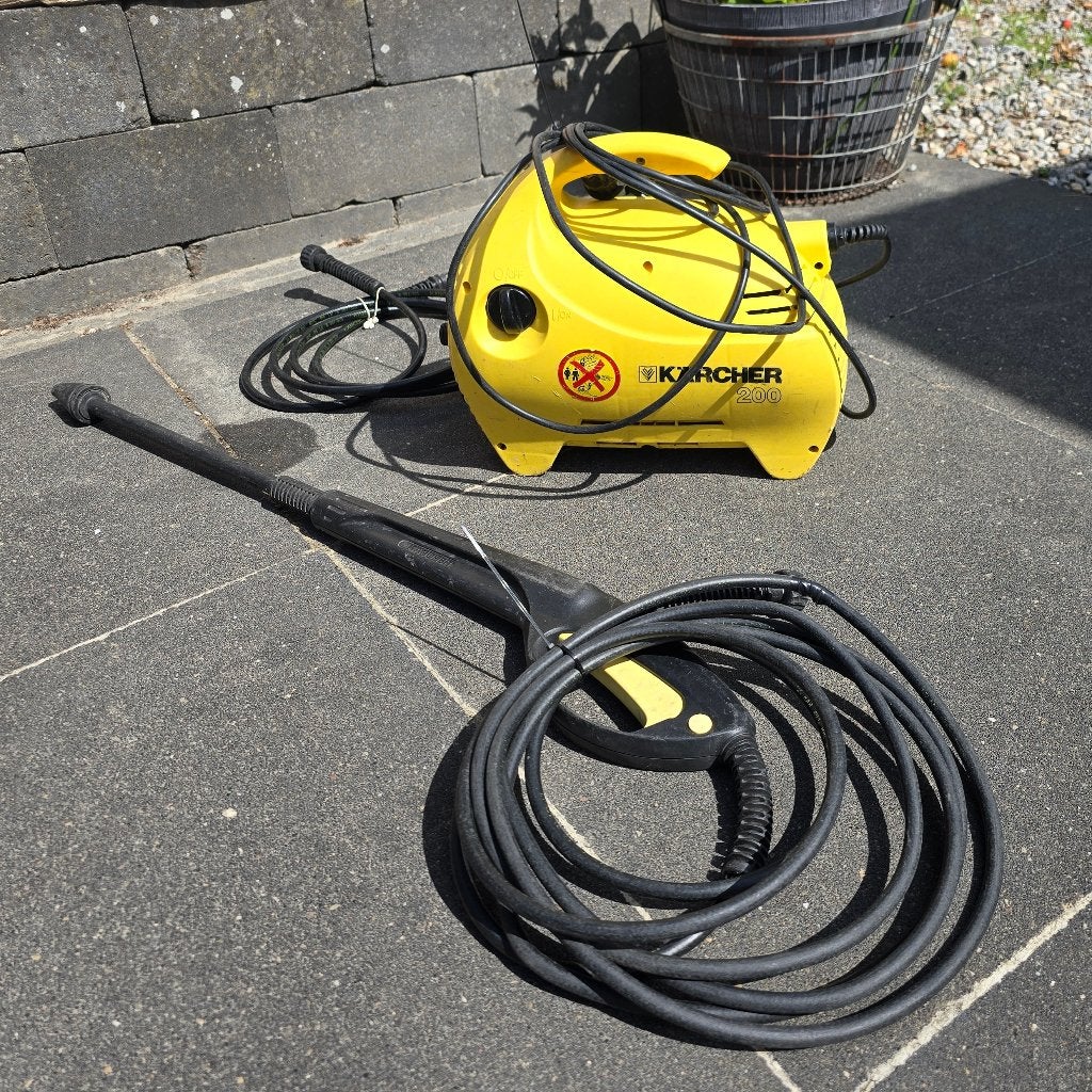 Kärcher 200 hogedrukreiniger - Gebruikt, Ophalen, Gebruikt, Elektrisch, Karcher terras reiniger