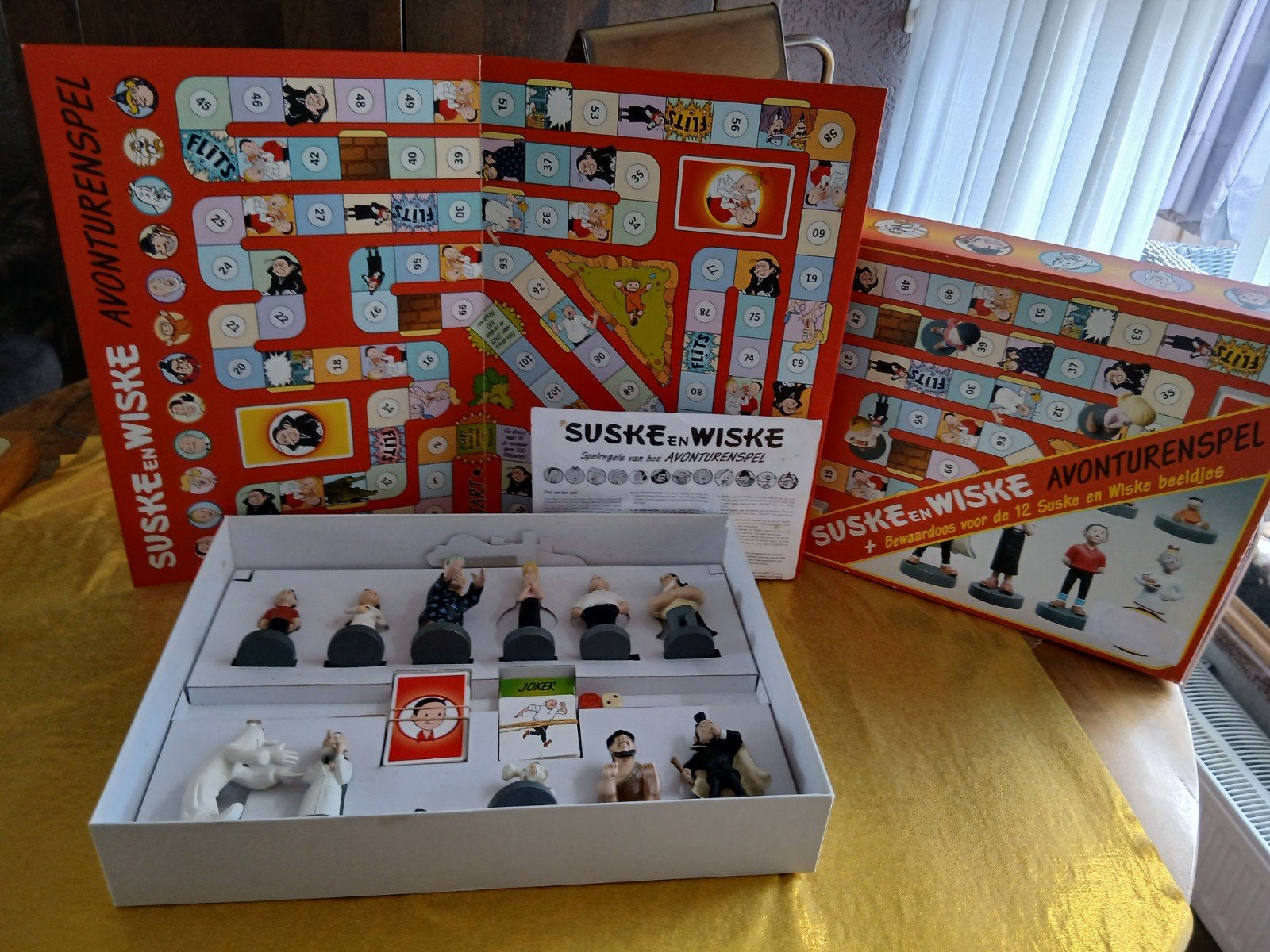 suske en wiske spel met beeldjes, Ophalen of Verzenden, Gebruikt