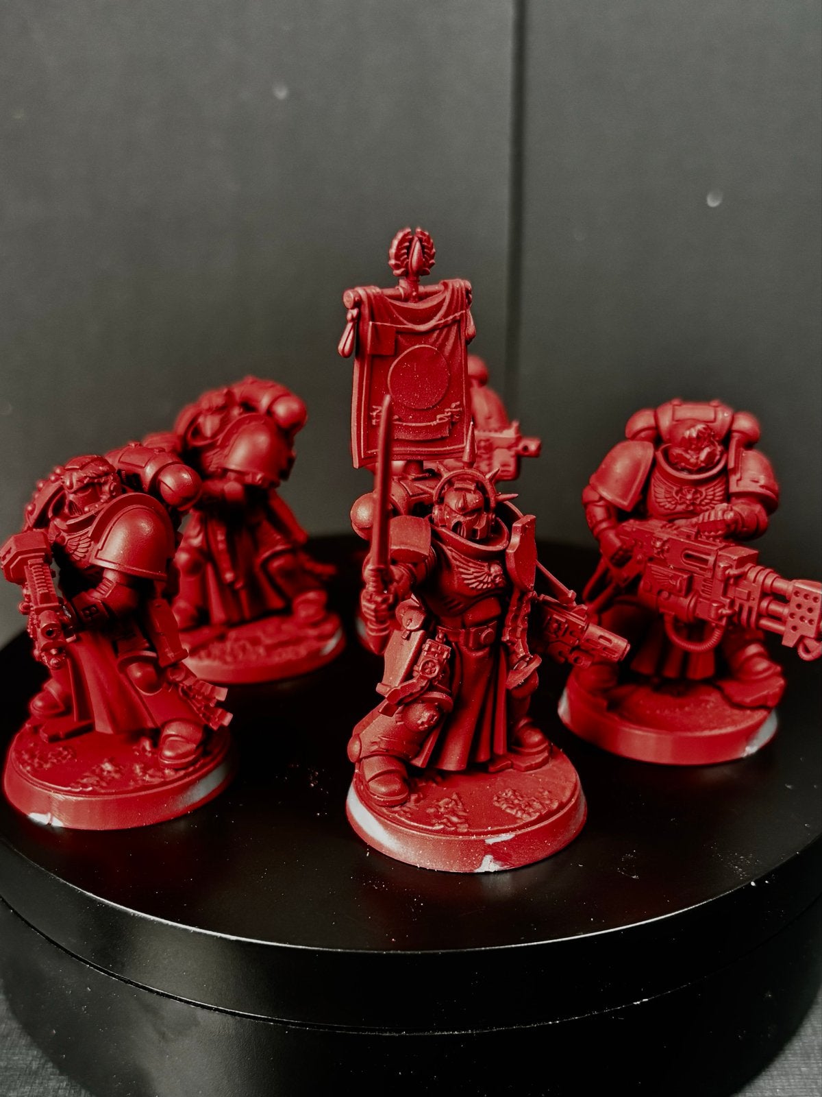 Unieke Blood Angels Sternguard Veterans (5x) - Gekitbashed, Ophalen of Verzenden, Gebruikt