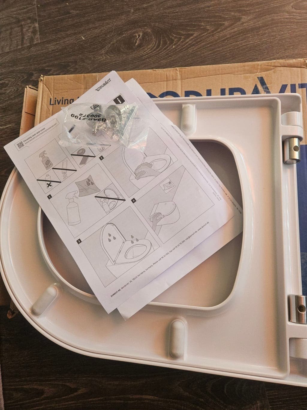 Duravit ME by Starck toilet bril/softclose wit nieuw in doos, Ophalen of Verzenden, Nieuw, Toilet