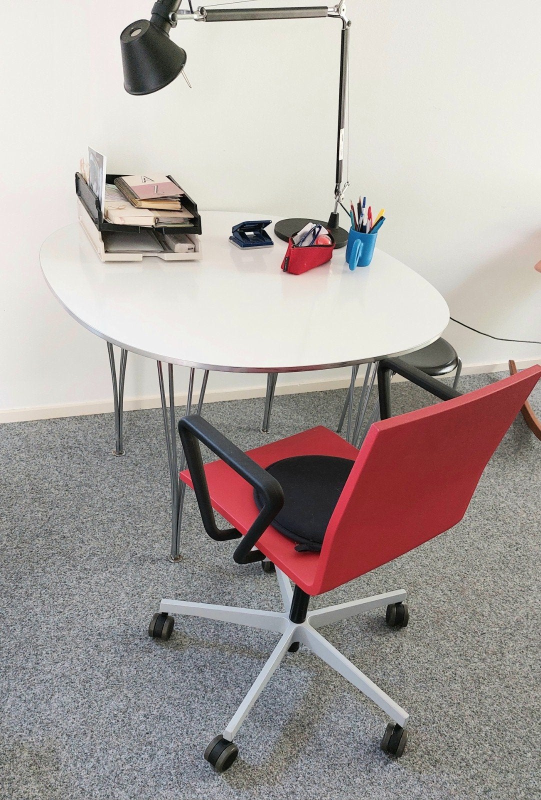 FritzHansen Superellipse eettafel Piet Hein Arne Jacobsen, Ophalen, Rechthoekig, 50 tot 100 cm