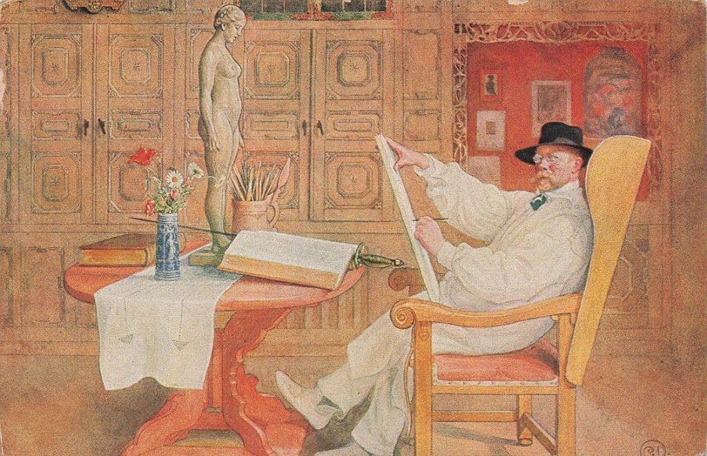 702-469-049 Carl Larsson Stockholm, Verzenden, Voor 1920, Overig Europa