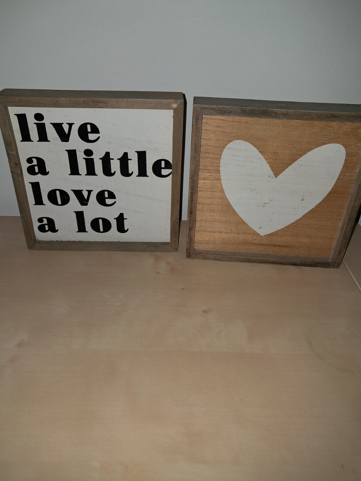 Leuke schilderijtjes met inspirerende teksten, Minder dan 50 cm, Ophalen of Verzenden, Zo goed als nieuw, Schilderij