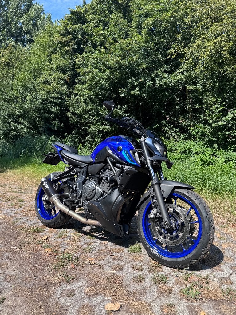 Yamaha MT-07 2022 met veel opties, 700 cc, 2 cilinders, Occasion, Motorrijbewijs A