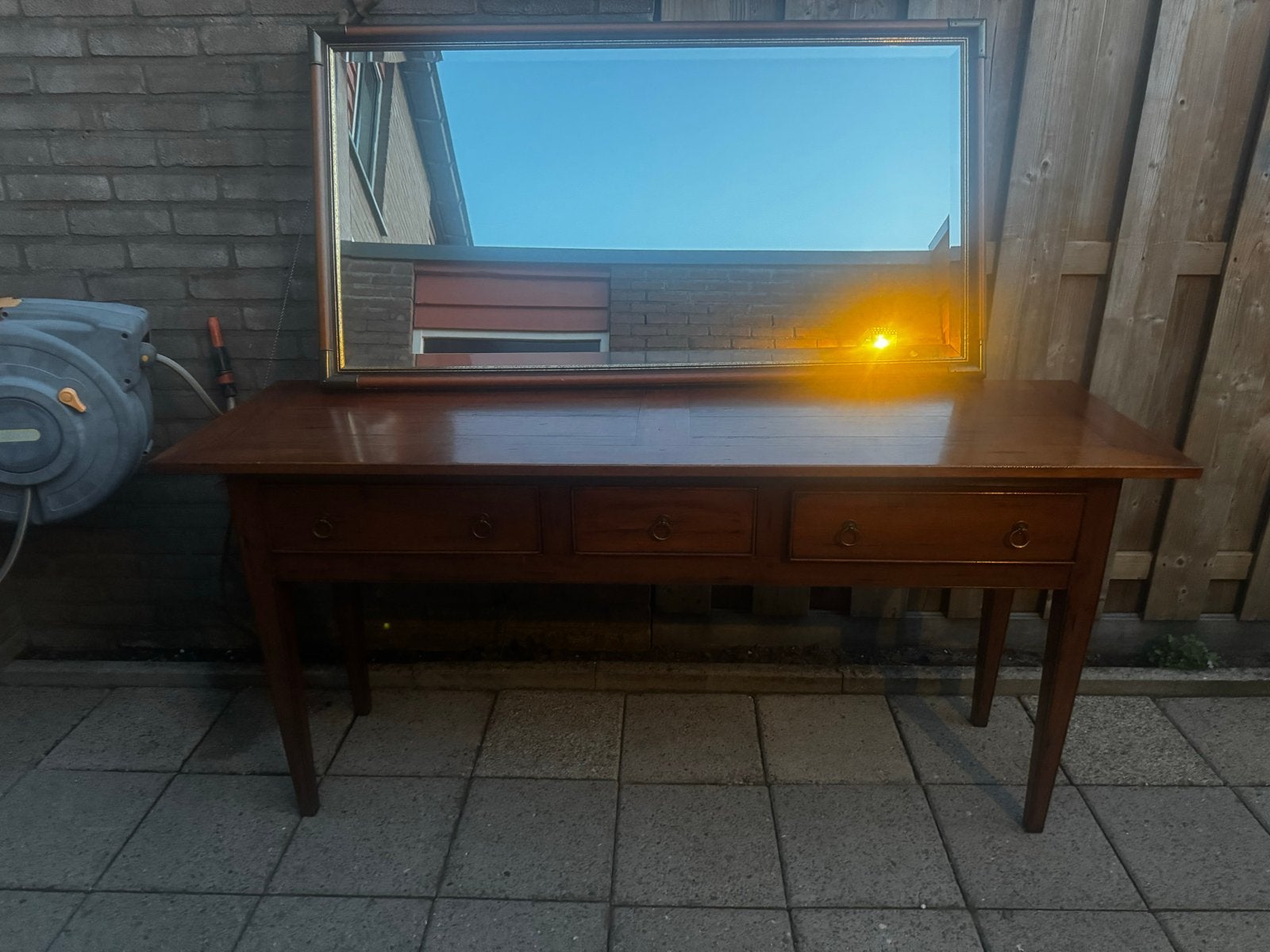 Vintage spiegel, Ophalen, Rechthoekig, 100 tot 150 cm, Minder dan 100 cm