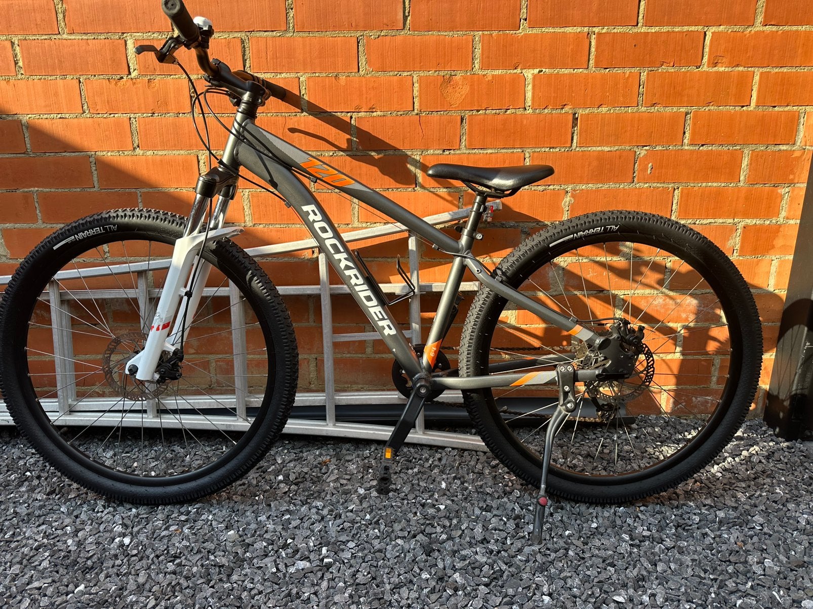 Rockrider ST120 in goede staat Maat S, Hardtail, Zo goed als nieuw, Schijfrem, Ophalen