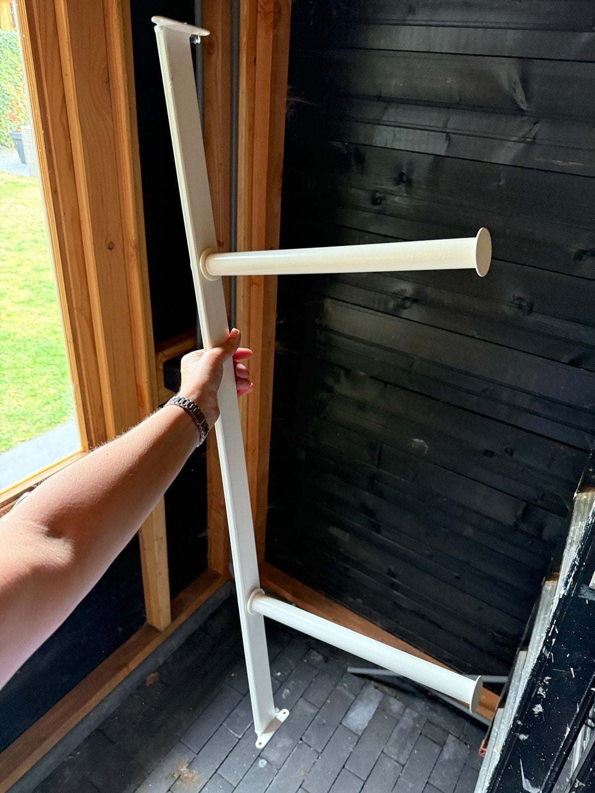 IKEA Komplement ophangsysteem 1m met 2 hangers, Ophalen, Gebruikt