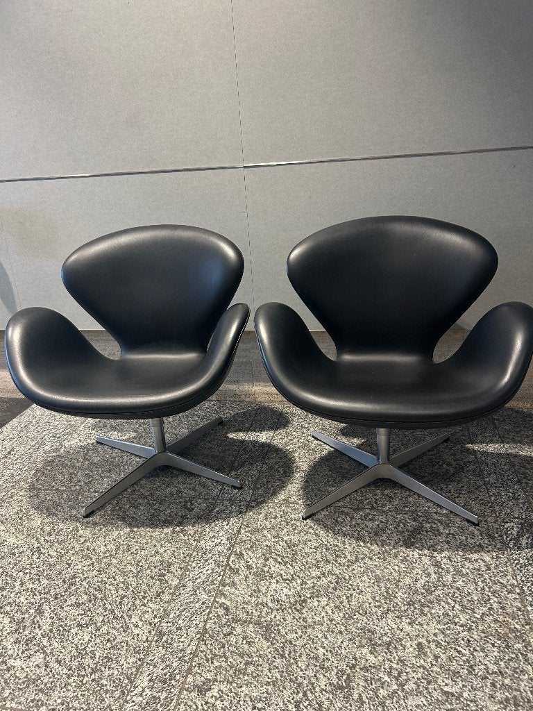 4 ZGAN Fritz Hansen Swan chair fauteuil stoel design modern, Ophalen, Zo goed als nieuw, Nvt, Nvt