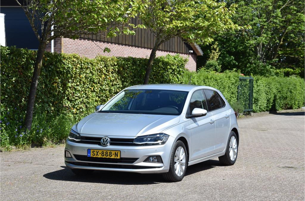 Volkswagen Polo 1.0 TSI Highline Topstaat! NAP virtueel cock, Auto's, Volkswagen, Stof, 1045 kg, Met garantie (alle), Origineel Nederlands
