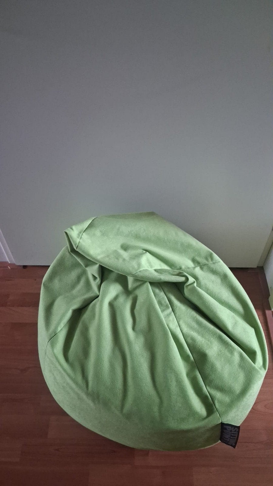 Groene kinderzitzak - comfortabel en stijlvol (ca. 60 cm), Huis en Inrichting, Ophalen, Gebruikt, Groen, Zitzak