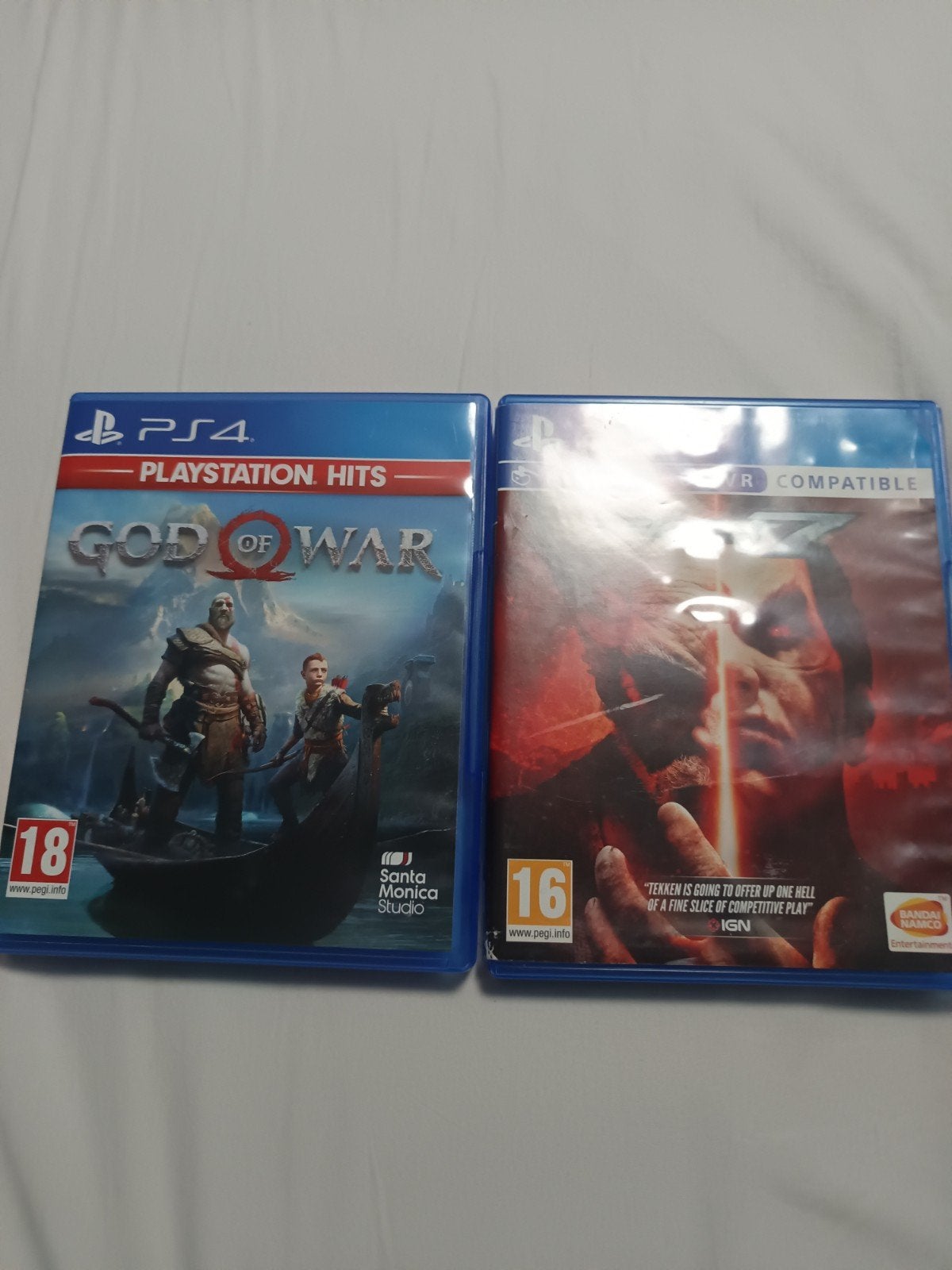 God of War & Tekken 7 PS4 Games - Zo goed als nieuw, Spelcomputers en Games, Games | Sony PlayStation 4, Online, Zo goed als nieuw