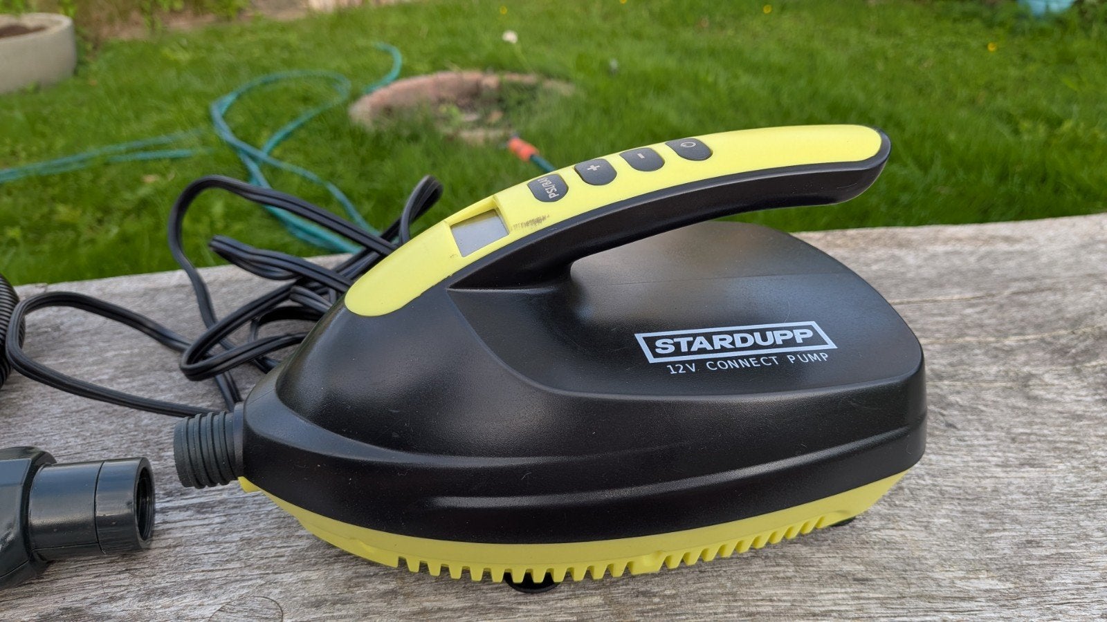 Stardupp 12V Connect Pomp voor opblaasbare items, Watersport en Boten, Suppen, Ophalen, Zo goed als nieuw, SUP-accessoire