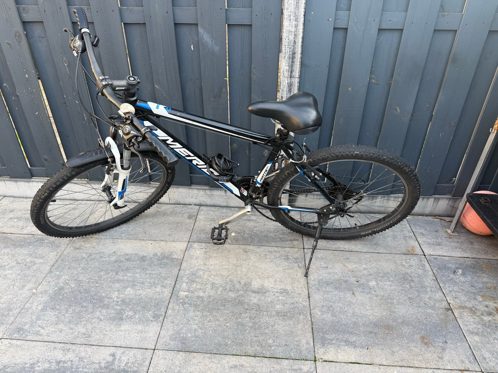 Mountainbike met kapotte ketting - ideaal voor onderdelen, Fully, Ophalen, Gebruikt, Merida