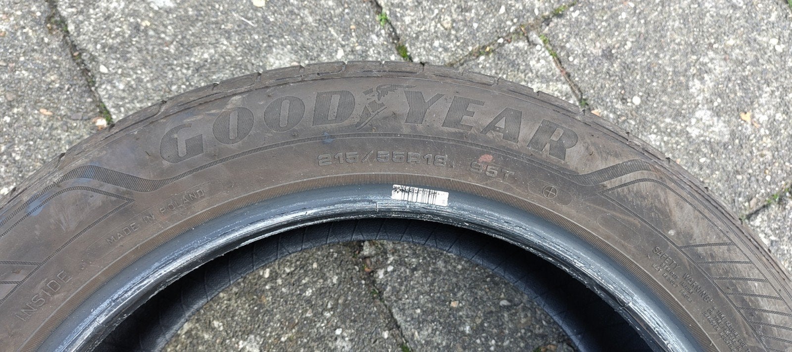 Goodyear EfficientGrip Performance 1x zomerband 215/55R18, Ophalen, Gebruikt, Volkswagen
