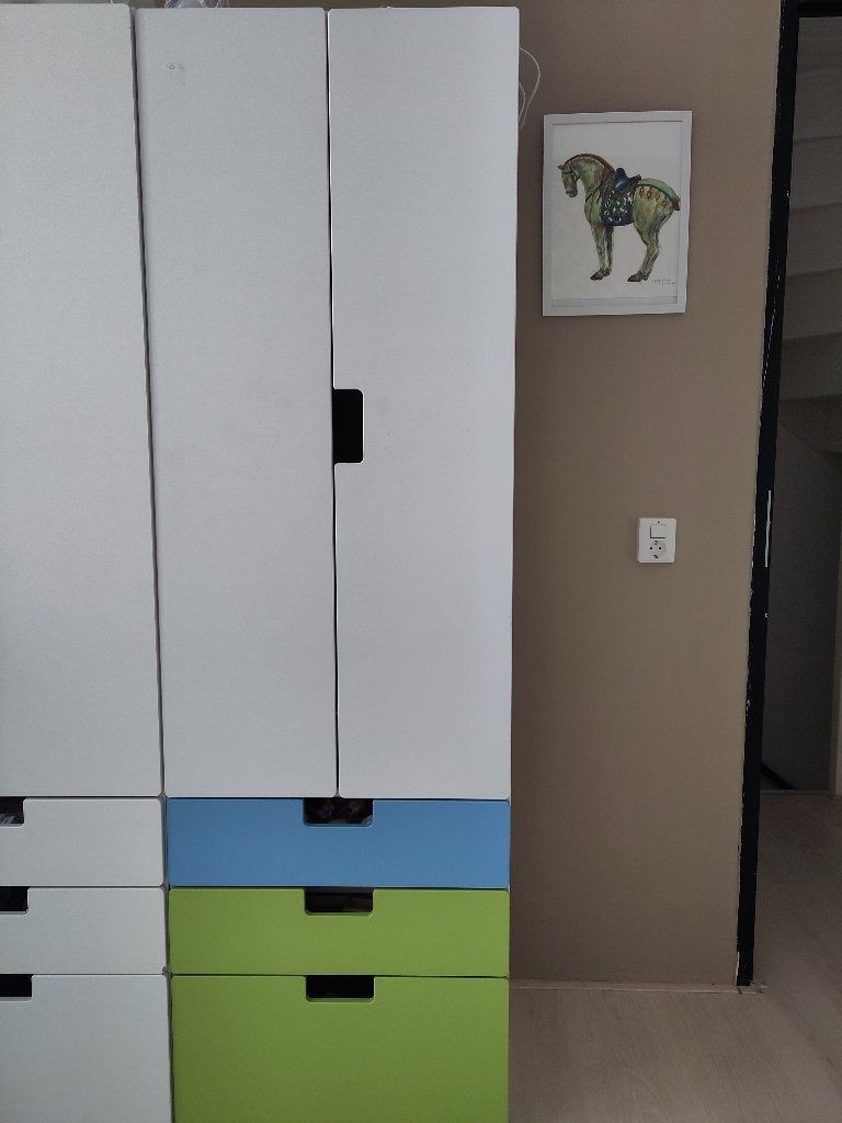 Smastad / PLATSA / Stuva IKEA hang- en kledingkast, Kunststof, Gebruikt, 50 tot 100 cm, IKEA