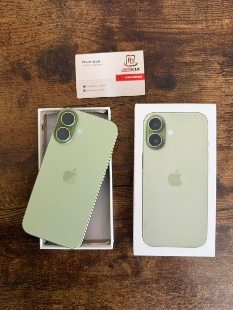 iPhone 17 256 gb groen nieuw factuur + Garantie, 256 GB, Apple, Apple, Blauw