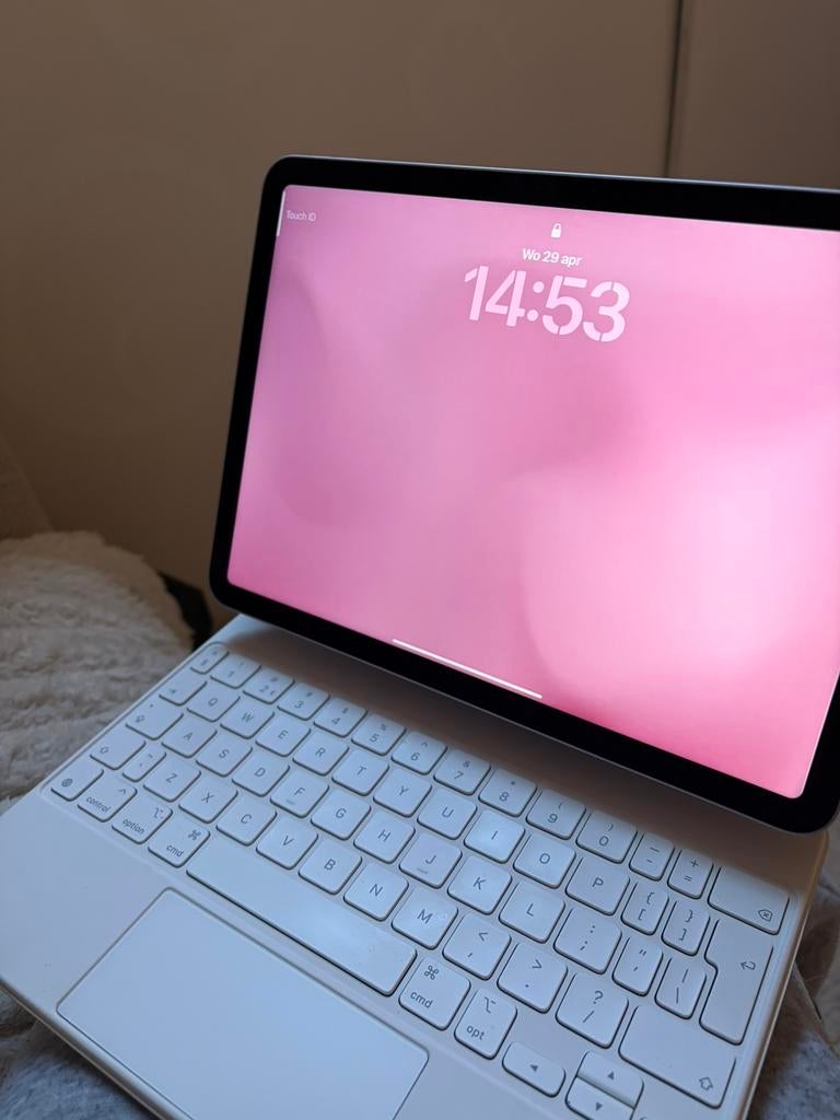 Magic keyboard ipad, Computers en Software, Apple iPads, Gebruikt, Wit, Ophalen of Verzenden