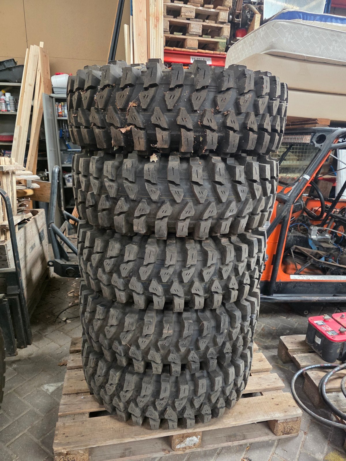 maxxis mud trepadors 38.5 inch, Ophalen, Zo goed als nieuw
