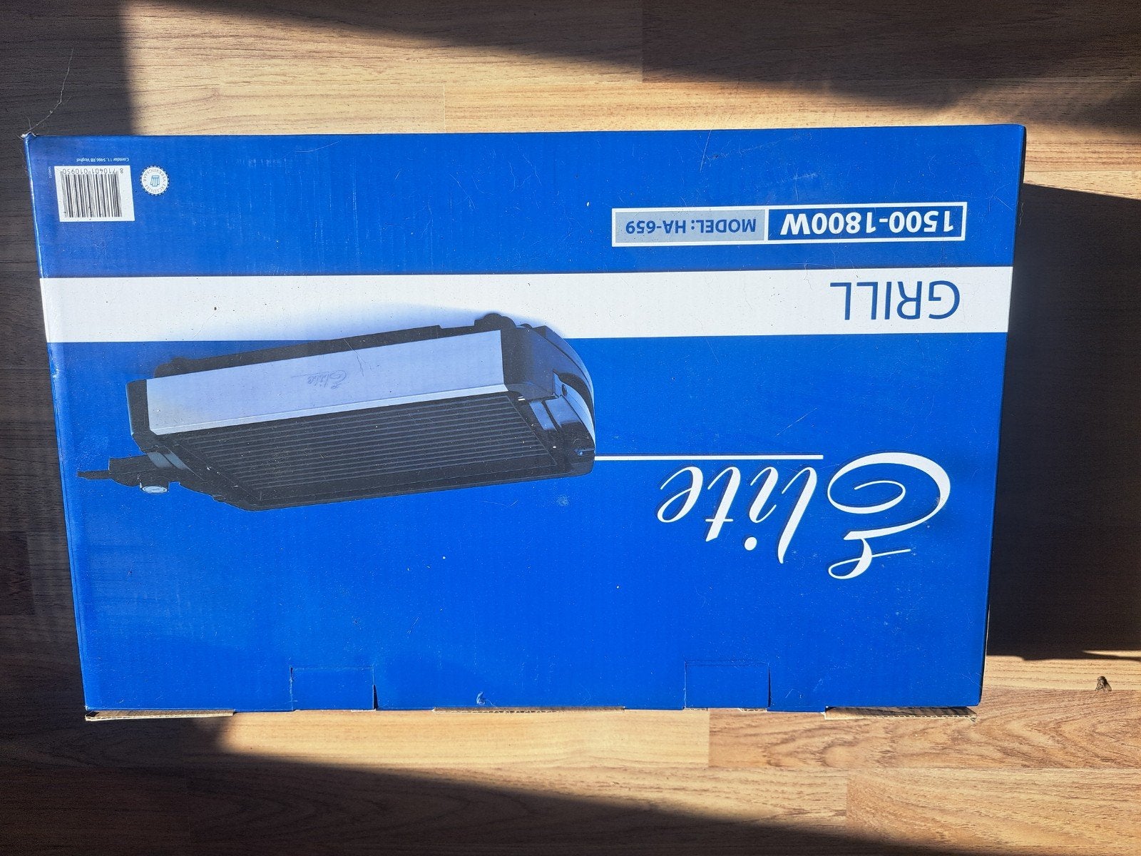 Elite Grill HA-659 - 1500-1800W Tafelgrill, Ophalen