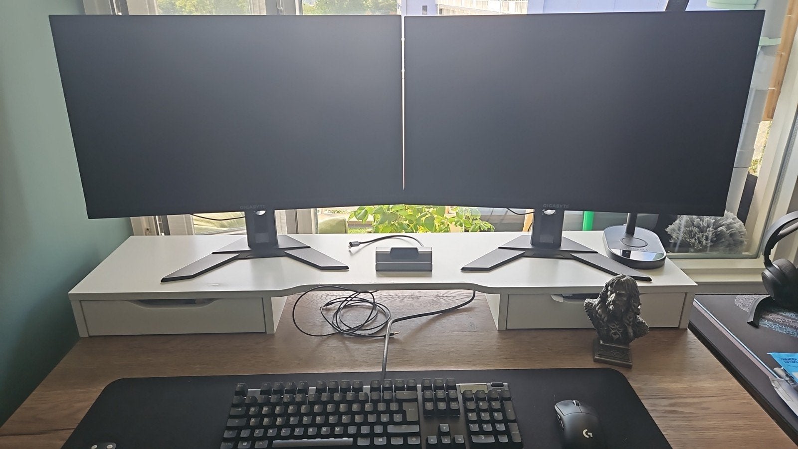 Zo goed als nieuwe monitoren (set van 2), Computers en Software, Monitoren, Ophalen, Zo goed als nieuw