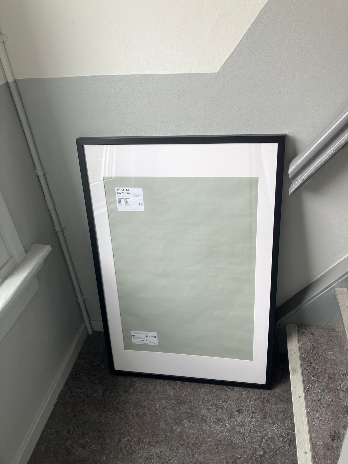 IKEA RÖDALM Lijst - Zwart, 61x91 cm, Ophalen, Nieuw, Hout
